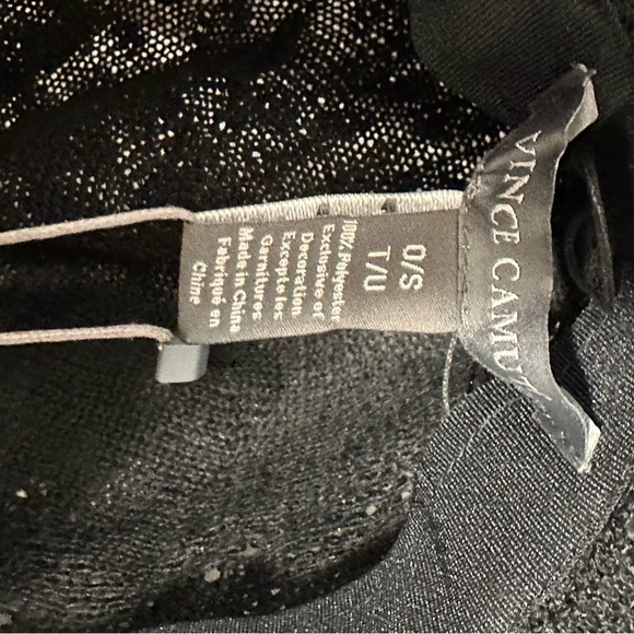 Vince Camuto black lace look wide brim hat NWT women’s one size - Picture 5 of 5